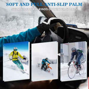 Guantes de Esquí para Hombre y Mujer, Guantes de Invierno con Pantalla Táctil, Impermeables, Cálidos para Clima Frío, Guantes para Snowboard - Product Image 4