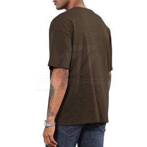 T-shirts pour hommes de style décontracté chic, surdimensionnés, avec logo sur le devant, écologiques, à séchage rapide, respirants, en coton, à manches courtes, pour l'été - Product Image 3