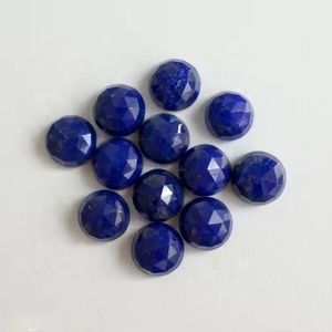 Véritable Cabochon en Lapis Lazuli Naturel de 5 mm, Taille Rose, Certifié par un tiers, Bleu Calibré pour la Fabrication de Bijoux, Meilleure Vente - Product Image 3