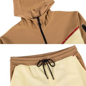 Heavyweight Tracksuit Casual Wear Custom Logo Two-Piece Polyester/Nylon Breathable Zipper Jacket and Pants Set for Stylish - Product Image 3