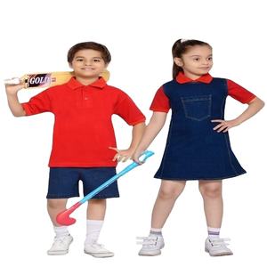 ชุดบาสเก็ตบอลเด็กแบบยูนิเซ็กซ์ สีน้ำเงิน ชุดกีฬา โพลีเอสเตอร์ 100% สำหรับเด็กชาย เด็กหญิง อนุบาล และประถมศึกษา - Product Image 5