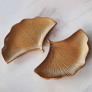 Tayyab Handicraft Unique Design High Weight Metal Serving <b>Tray</b> Inexpensive <b>Table</b> Top Best Quality Handmade Classic Stylish Leaf - Product Image 2