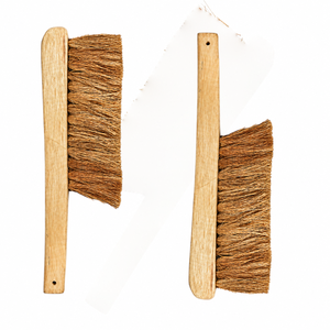 Eco-Friendly Durable Coconut Fiber Handheld <b>Scrub</b> <b>Brush</b> with Wooden Handle and Hanging Loop for Household Cleaning - Product Image 1