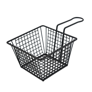 Cestas de Almacenamiento para Comida Rápida, de Metal, Bambú, Hierro y Alambre, Diseño Flexible, Contenedores para Servir Pan, Sándwiches, Hot Dogs, Frutas y Hamburguesas - Product Image 4