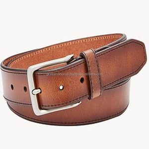 หรูหรามือประดับสองโทนคุณภาพสูงหนังวัวหนังวัวออกแบบเข็มขัดลำลองผู้ชายแฟชั่นหนังเข็มขัดลำลองราคาถูก - Product Image 4
