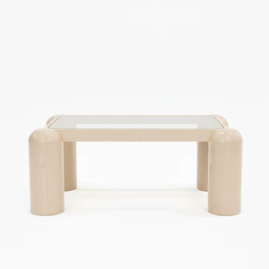 Coffee <b>Table</b> Solid Rubber Wood Modern Coffee <b>Table</b> for Living Room Living Room Furniture Indoor Home Furniture Wood Furniture - Product Image 1