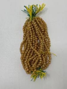 ลูกปัดแก้วสีทองเมทัลลิกทรงกลมขนาด 4 มม. ขายส่ง ลูกปัดเจียระไนสำหรับงานฝีมือ อุปกรณ์ประกอบงานประดิษฐ์เครื่องประดับ - Product Image 3