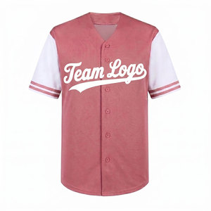 Camiseta de Béisbol Deportiva Sublimada con Diseño Personalizado de Buena Calidad, Ropa Deportiva de Manga Corta, Ligera, Estilo Hip Hop - Product Image 3