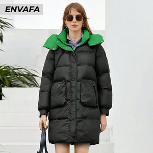 Parkas pour femmes, veste parka imperméable, parka féminine, veste personnalisée avec logo, doudoune personnalisée OEM ODM - Product Image 4