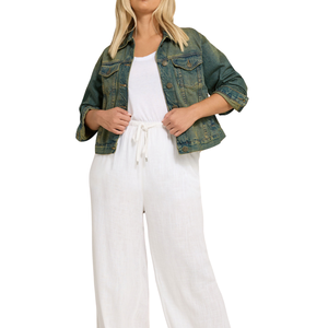 Chaqueta Vaquera para Mujer Talla Grande, Tela al por Mayor de la Mejor Calidad, Personalizable, Muestra Gratuita - Product Image 4