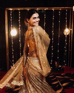 Indian Traditional Ethnic Lehenga Choli in <b>Sequins</b> Work for Wedding Occasion and Festive Function for Women Fancy Trendy Wear - Product Image 2