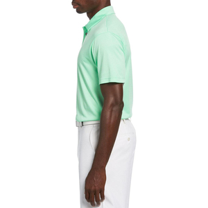 Polo de golf à manches courtes pour homme avec logo personnalisé, de haute qualité, couleur foncée, séchage rapide, respirant, pour les sports de plein air en été - Product Image 3