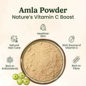 Poudre de fruit d'Amla OEM pour les soins des cheveux et de la peau, poudre de groseille indienne riche en vitamine C pour favoriser la croissance des cheveux et éclaircir la peau - Product Image 3