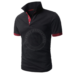 Polo en coton décontracté pour homme, léger, respirant, à manches courtes avec col boutonné pour le confort et le style - Product Image 2