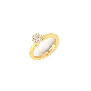 Anillo de Plata Maciza con Circonita de Forma Ovalada Clásica, Chapado Tricolor, Joyería Fina, Creación de Primera Calidad - Product Image 1
