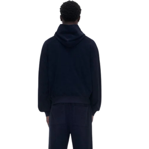Sweat à capuche zippé surdimensionné personnalisé pour homme en molleton de coton épais, épaules tombantes, style streetwear, veste premium OEM ODM - Product Image 2