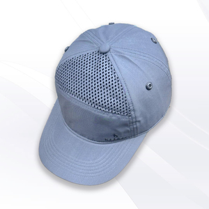 Gorro de correr de poliéster transpirable a precio de fábrica con diseño de corona estructurada disponible listo para enviar - Product Image 3