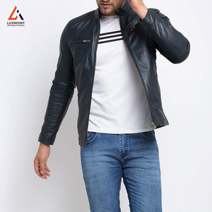 Veste en cuir pour homme véritable avec doublure douce et design moderne, idéale pour l'automne et l'hiver, veste d'hiver pour homme - Product Image 5