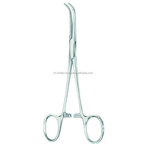 Pince à artères manuelle en acier inoxydable certifiée ISO CE A-1 VERITAS Mixxter-O'Shaugnessy, 15,5/19 cm, porte-aiguille réutilisable - Product Image 1