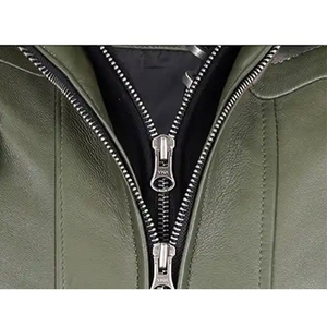 Veste en cuir de qualité supérieure pour homme, nouvelle collection, veste en cuir de la meilleure qualité, veste en cuir avec fermeture éclair - Product Image 3