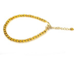 Gemstone <b>Beaded</b> <b>Gold</b> Plated <b>Bracelet</b> for Women Fashion Jewelry - Product Image 1