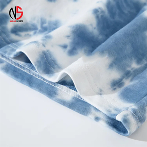 Shorts streetwear tricotés à séchage rapide en toile polyester/coton tie-dye pour hommes, design personnalisé, différentes couleurs, chez NURAK en 2026 - Product Image 4