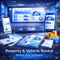 Software Avanzado de Gestión de Alquiler de Vehículos, Integración con Aplicación Móvil, Reserva en Tiempo Real, Seguimiento de Disponibilidad, Multi-OS, Internet
