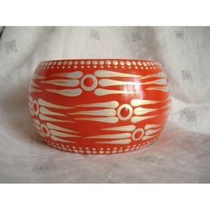 Vibrant Hand-Painted Ethnic Style Handmade <b>Indian</b> Wooden <b>Bangles</b> by RR ENTERPRISES - Product Image 3