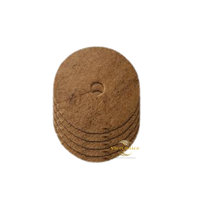 VietChoice Coco Coir Mulch <b>Mat</b> Round With Hole Natural Brown Agriculture Waste Plant Potting Material Wholesale - Product Image 1