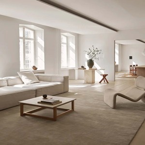 Tapis en laine massif, tapis moderne tufté à la main, tapis uni de qualité supérieure, tapis pour salon, chambre à coucher, décoration contemporaine pour la maison - Product Image 3