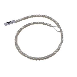 Perles d'eau douce naturelles semi-finies pour bijoux faits main, 6-7 mm, forme œuf et ronde, pour colliers, bracelets et accessoires - Product Image 5