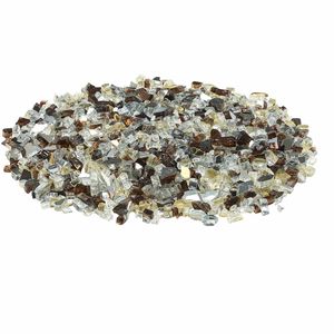 Pietre Decorative per Caminetto in Vetro Resistente alle Alte Temperature, 10 LBS/4,5 KG, Riflettenti, 1/2 Pollice, 12,7 mm - Product Image 1