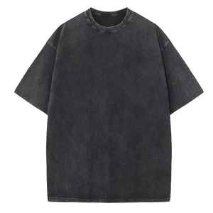 เสื้อยืดคอตตอนทรงหลวม โอเวอร์ไซส์ แขนสั้น สไตล์ลำลอง สำหรับผู้ชายและผู้หญิง รับผลิตตามสั่ง ขายส่ง สำหรับฤดูร้อน - Product Image 3