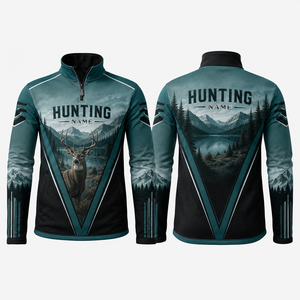 Veste Softshell de Chasse pour Homme à Manches Longues Imprimée Respirante pour l'Extérieur en Polyester Doublé pour l'Automne - Product Image 1