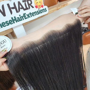 วิกผมลูกไม้ HD แบบตรง  ผมแท้เวียดนาม ขายดีที่สุด - Product Image 1