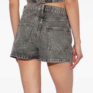 Shorts cargo en toile de coton pour femmes WARPRO INDUSTRY, taille basse, fermeture à cordon, formel, imperméable, motif léopard, poches, ODM - Product Image 4