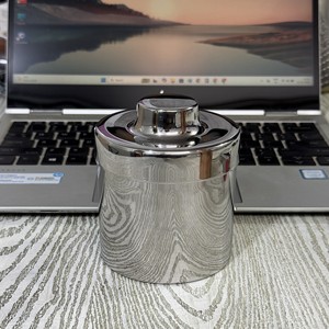 EVANA IMPEX - Portavelas Personalizado de Acero Inoxidable con Acabado Mate, Recipiente para Velas con Tapa, Decoración para el Hogar, Navidad, Pascua - Product Image 5