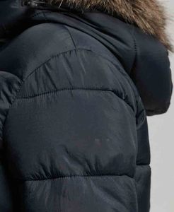 Wholesale Heavy Cotton Padded Winter OEM ODM Supplier Low MOQ Women <b>Cropped</b> Knitted Breathable <b>Puffer</b> <b>Jacket</b> - Product Image 3