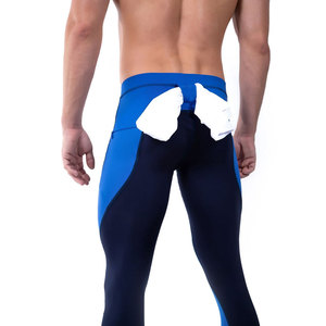 <b>Men's</b> Gym <b>Compression</b> Leggings Four Way Stretch Quick Dry Workout Training Running Fitness Sports Performance Base Layer - Product Image 4
