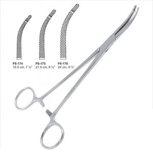 Pinzas Quirúrgicas Largas Heaney de Acero Inoxidable, Estérelicas, para Cirugía General, Longitud Personalizable - Product Image 1