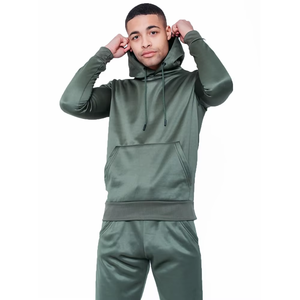 Ensemble sweat à capuche et pantalon décontracté pour homme, personnalisé, broderie appliquée, effet vieilli, délavé soleil, délavé à l'acide, 100% coton, coupe évasée - Product Image 5