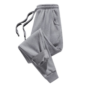 OEM broderie personnalisée impression logo conception velours épaissi pantalons décontractés hommes pantalons de survêtement sarouel ample grande taille pantalons de sport - Product Image 2