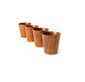 Taza de madera única para servir té, leche y café en la cocina, estilo premium y de la mejor calidad. - Product Image 5