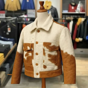 Hot Selling Premium Quality <b>Leather</b> <b>Jacket</b> for <b>Men</b> New Style Lowest Price <b>Men</b> Cowhide <b>Leather</b> <b>Jackets</b> - Product Image 4