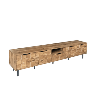 78 \ "legno TV Stand con deposito di intrattenimento centro TV console per 85 75 65 pollici TV per uso soggiorno - Product Image 6