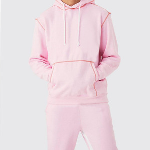 OEM ODM Men's Hooded Tracksuit Set Custom Logo Cotton Fleece <b>Hoodie</b> and Jogger Sweat Suit Wholesale Made in Pakistan - Product Image 5