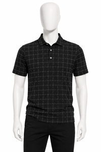 Chemise formelle unie à manches courtes pour homme, tricotée 100 % coton, respirante, séchage rapide, boutonnée, coupe classique - Product Image 4