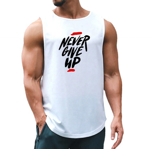 Nuevo Verano de secado rápido Fitness de alta calidad camisetas sin mangas ropa de gimnasio para hombres Chaleco de baloncesto suelto correr deportes camiseta sin mangas - Product Image 3