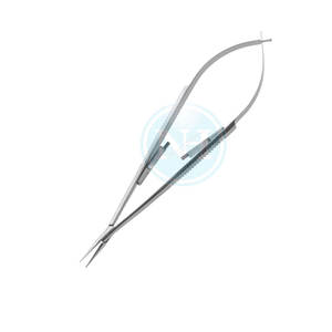 Tijeras Quirúrgicas de Acero Inoxidable para Córnea con Puntas Curvas y Ciegas - Product Image 4