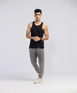 Camiseta sin mangas de algodón personalizada talla UE para correr, gimnasio, ropa deportiva, top sin mangas, camiseta tipo stringer, camiseta muscular para hombre - Product Image 3